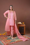 Pink Embroidered Salwar Suit
